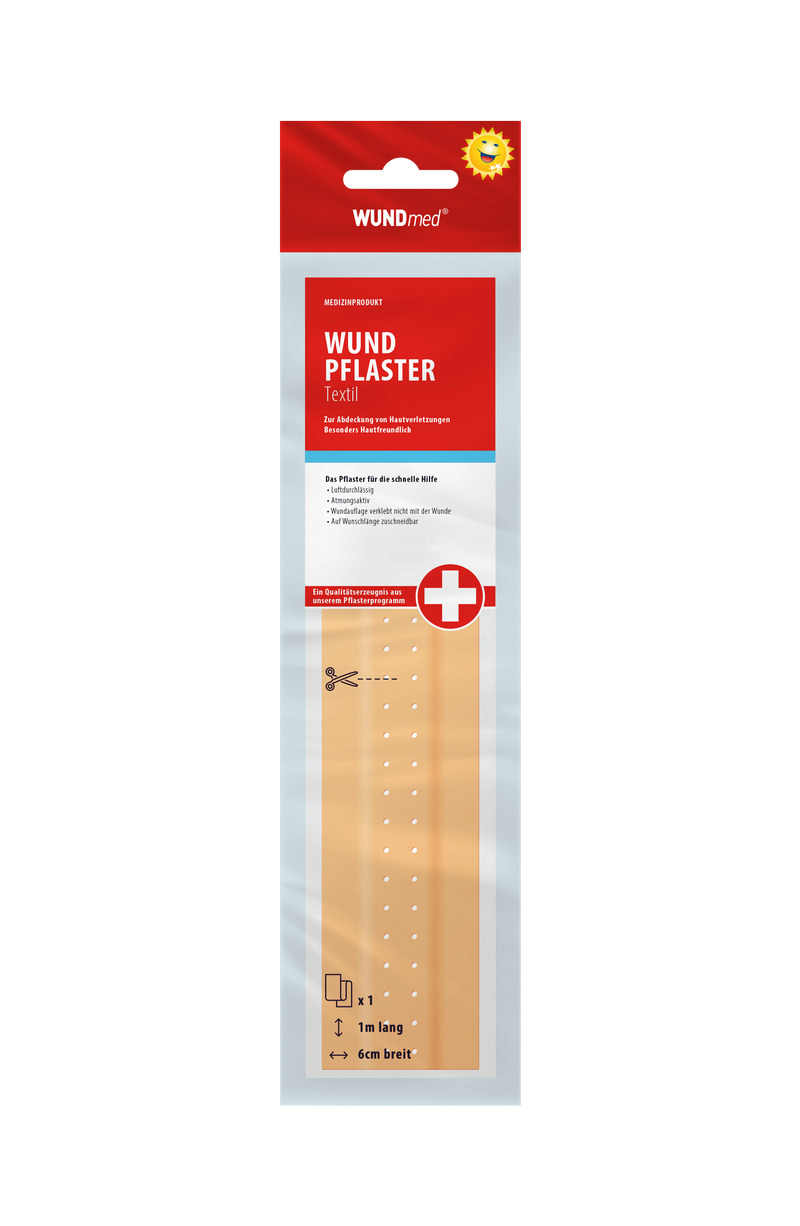 Wundpflaster Textil (1m x 6cm)