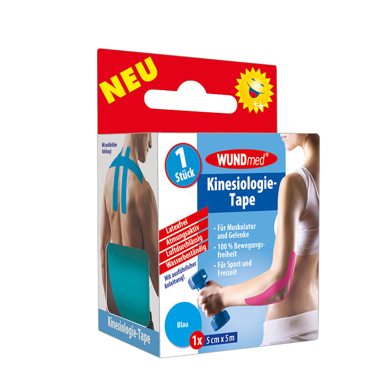 Kinesiologie Tape Blau