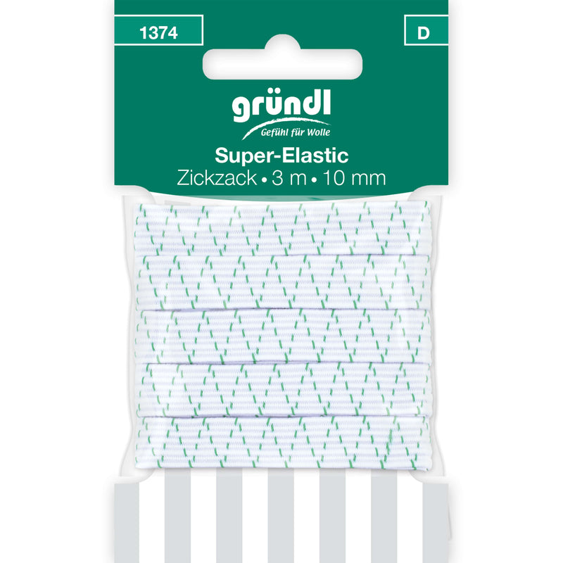 Super Elastik Zick Zack, 3 m x 10 mm