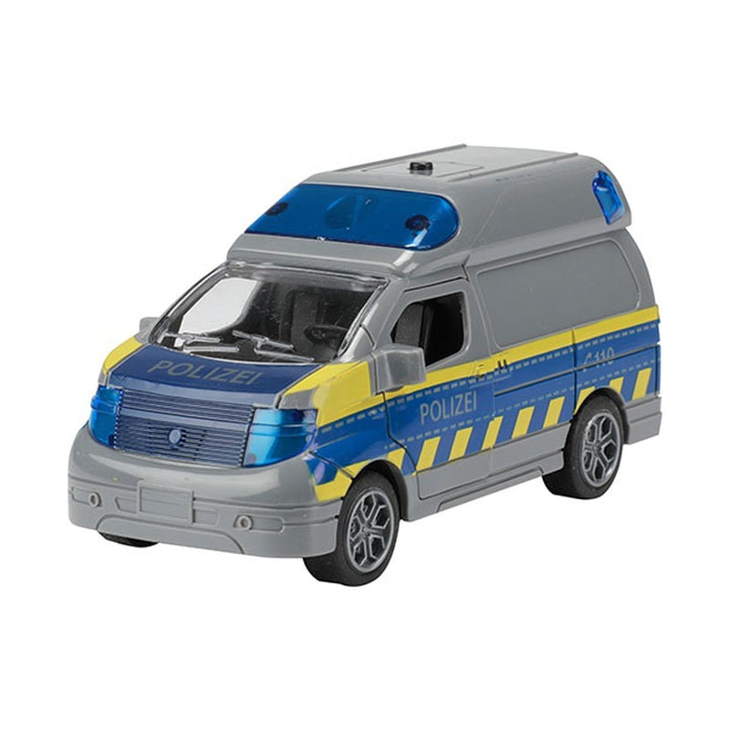 Polizeibus DE mit Rückzug, Licht und Ton