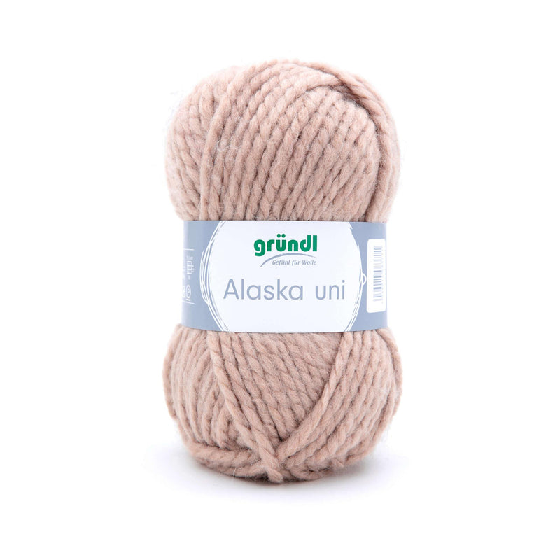 Handstrickgarn Alaska uni