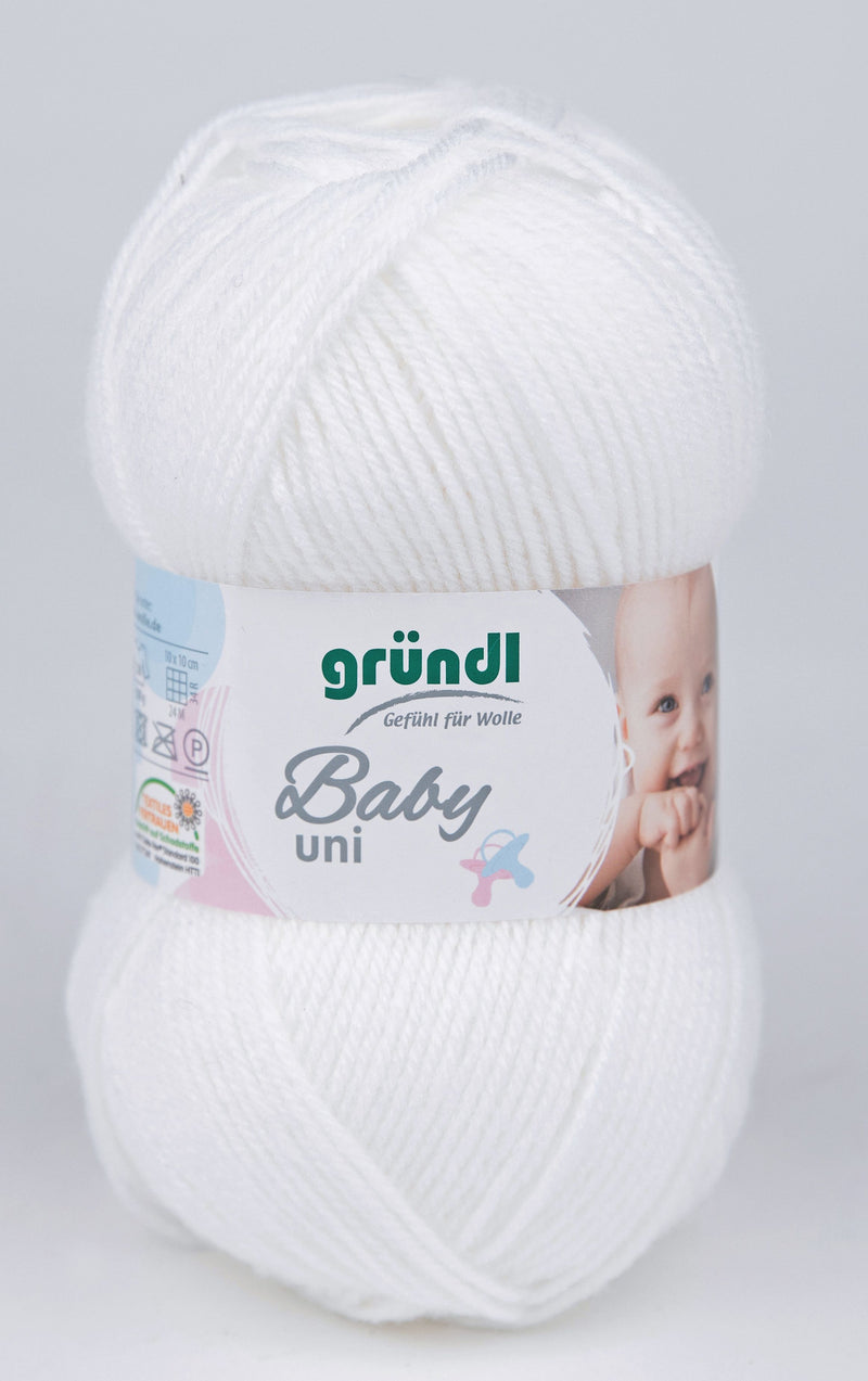 Handstrickgarn Baby uni