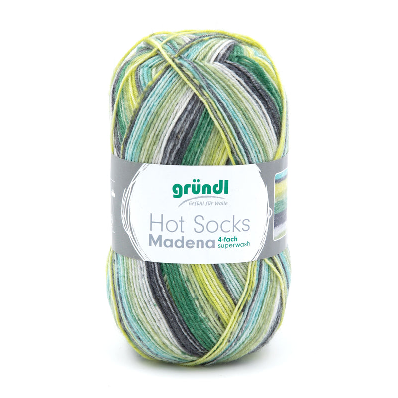 Handstrickgarn Hot Socks Madena 4-fach