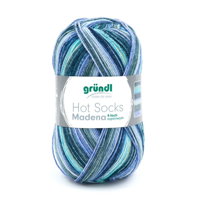 Handstrickgarn Hot Socks Madena 4-fach