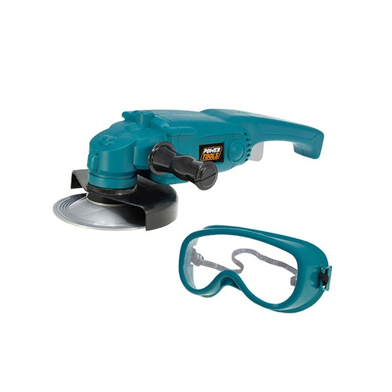 Winkelschneider und Schutzbrille