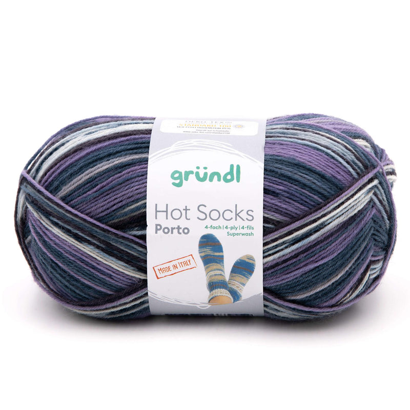 Handstrickgarn Hot Socks Porto 4- fach