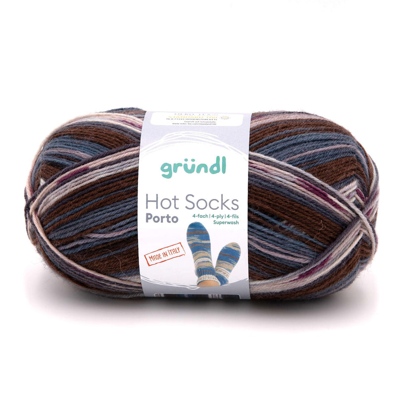 Handstrickgarn Hot Socks Porto 4- fach