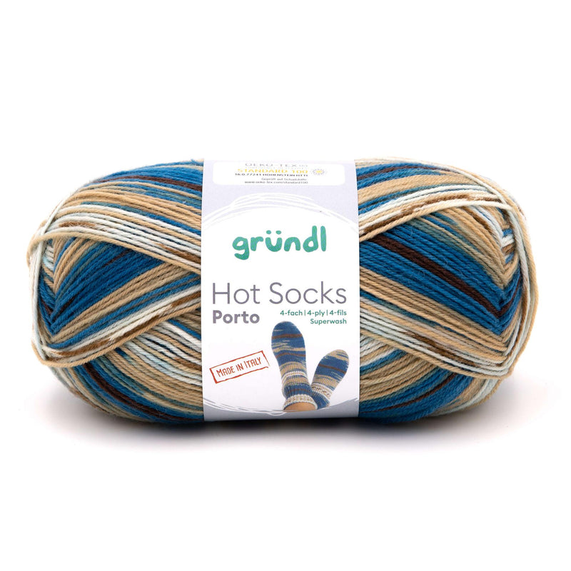 Handstrickgarn Hot Socks Porto 4- fach