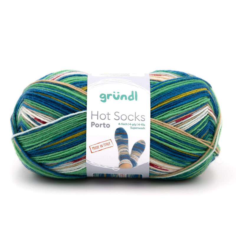 Handstrickgarn Hot Socks Porto 4- fach