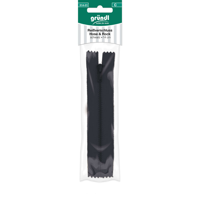 Reißverschluss Hose und Rock, 14 cm
