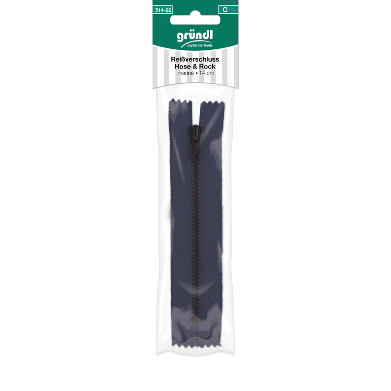 Reißverschluss Hose und Rock, 14 cm