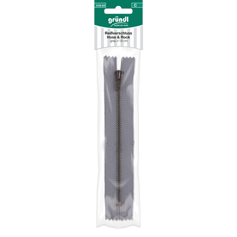 Reißverschluss Hose und Rock, 18 cm