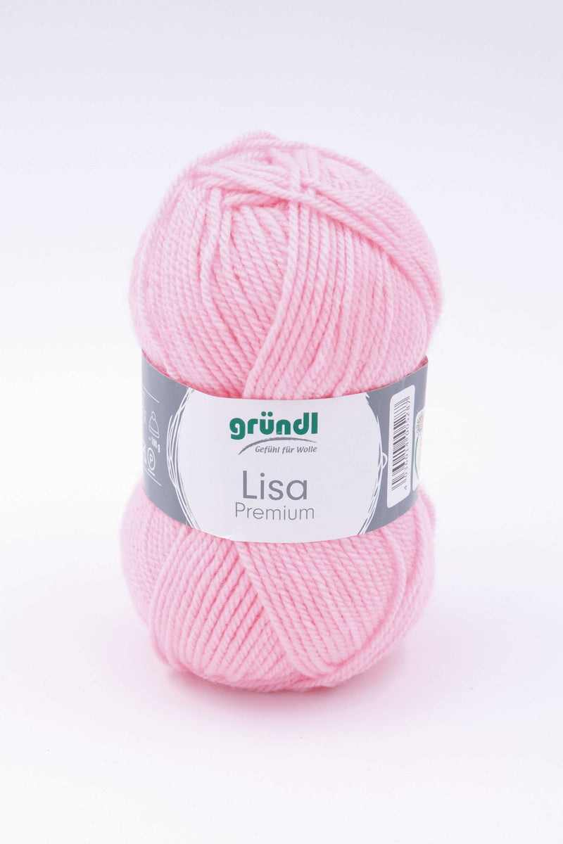 Handstrickgarn Lisa Premium uni