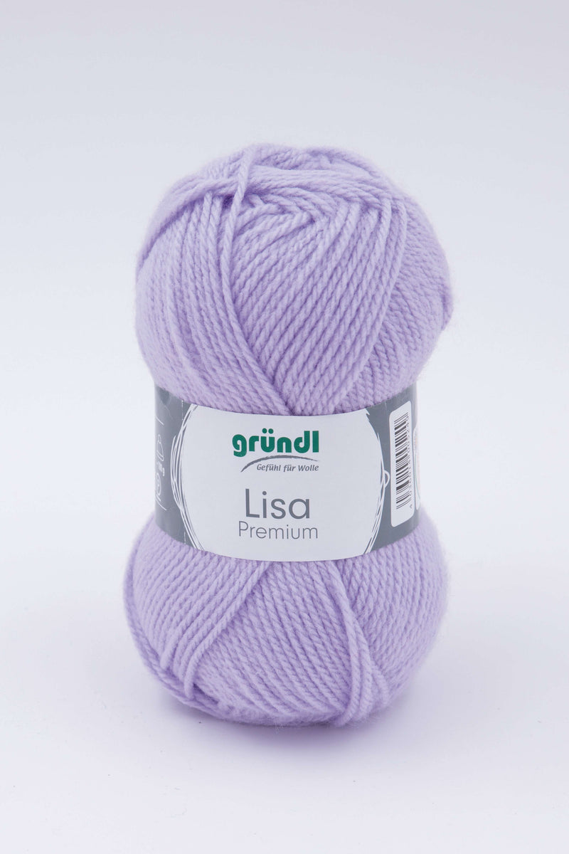 Handstrickgarn Lisa Premium uni
