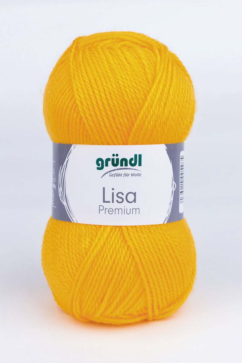 Handstrickgarn Lisa Premium uni
