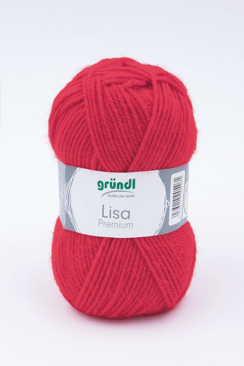 Handstrickgarn Lisa Premium uni