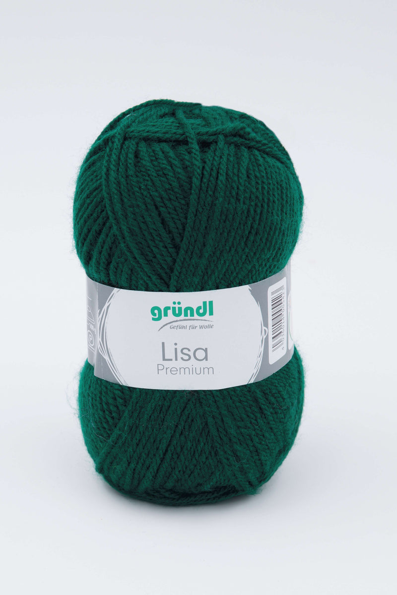 Handstrickgarn Lisa Premium uni