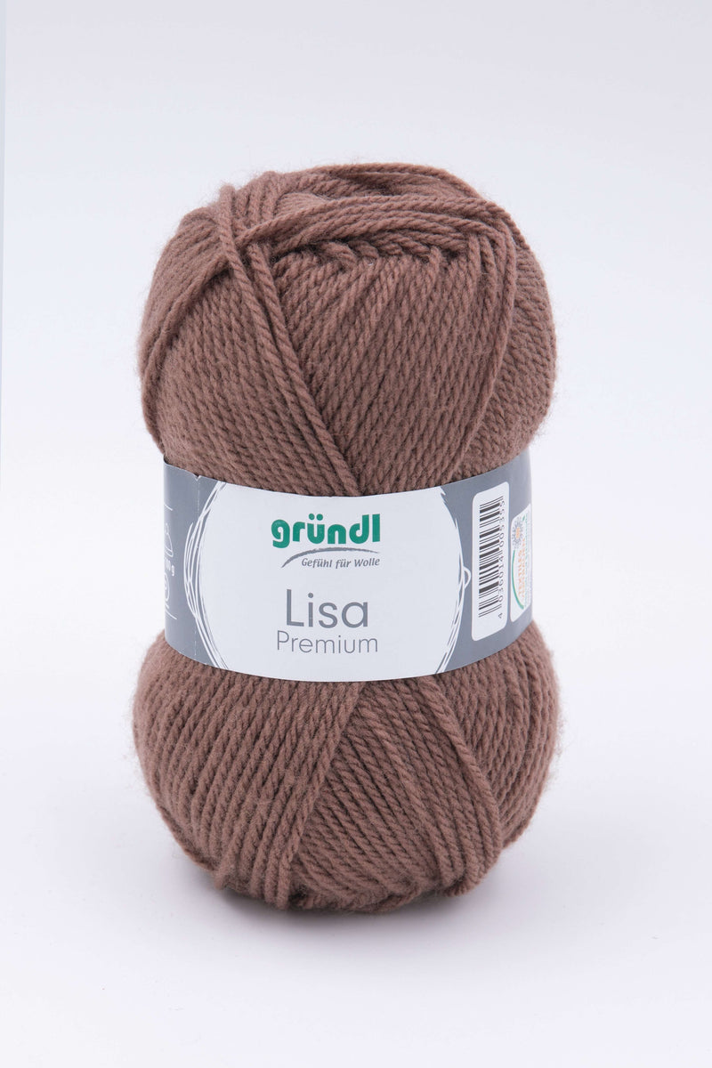 Handstrickgarn Lisa Premium uni