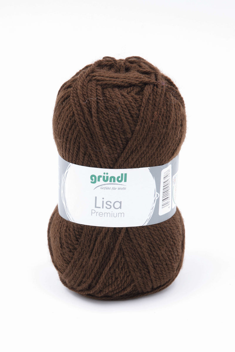 Handstrickgarn Lisa Premium uni
