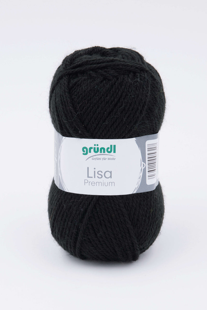 Handstrickgarn Lisa Premium uni