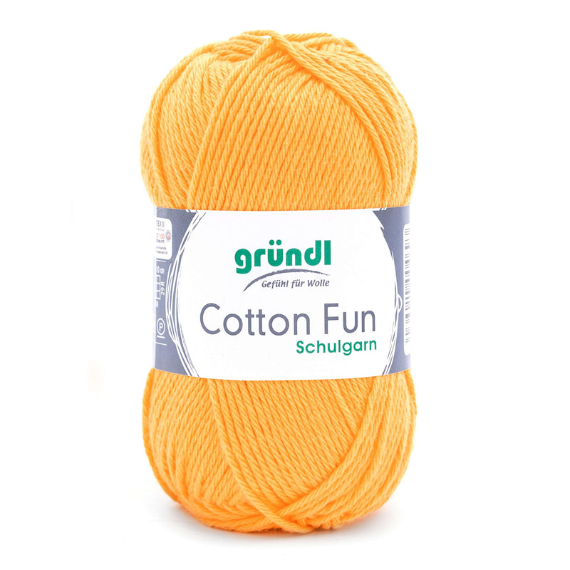 Handstrickgarn Cotton fun, Schulgarn