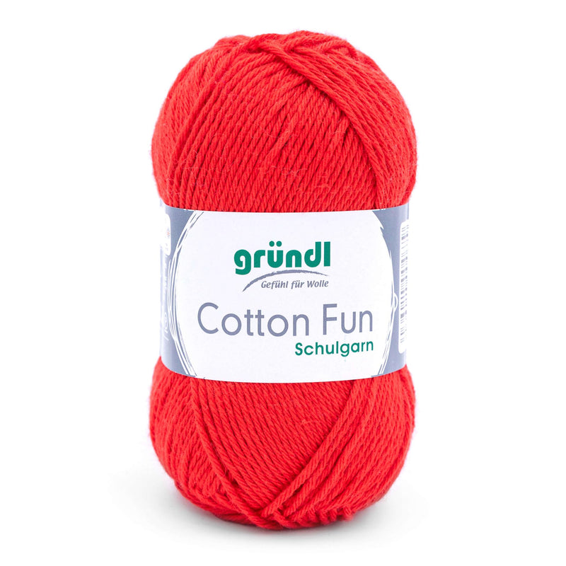 Handstrickgarn Cotton fun, Schulgarn