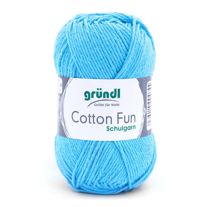 Handstrickgarn Cotton fun, Schulgarn