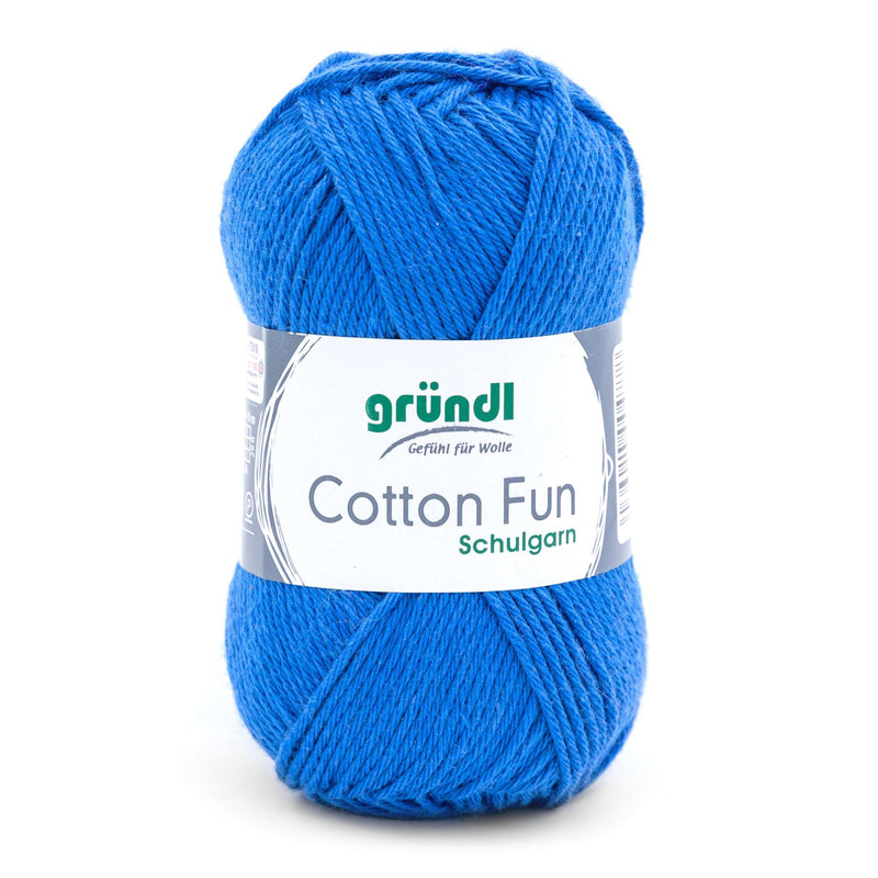 Handstrickgarn Cotton fun, Schulgarn