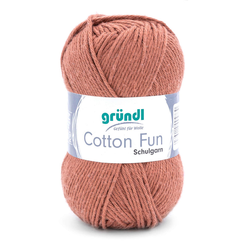 Handstrickgarn Cotton fun, Schulgarn