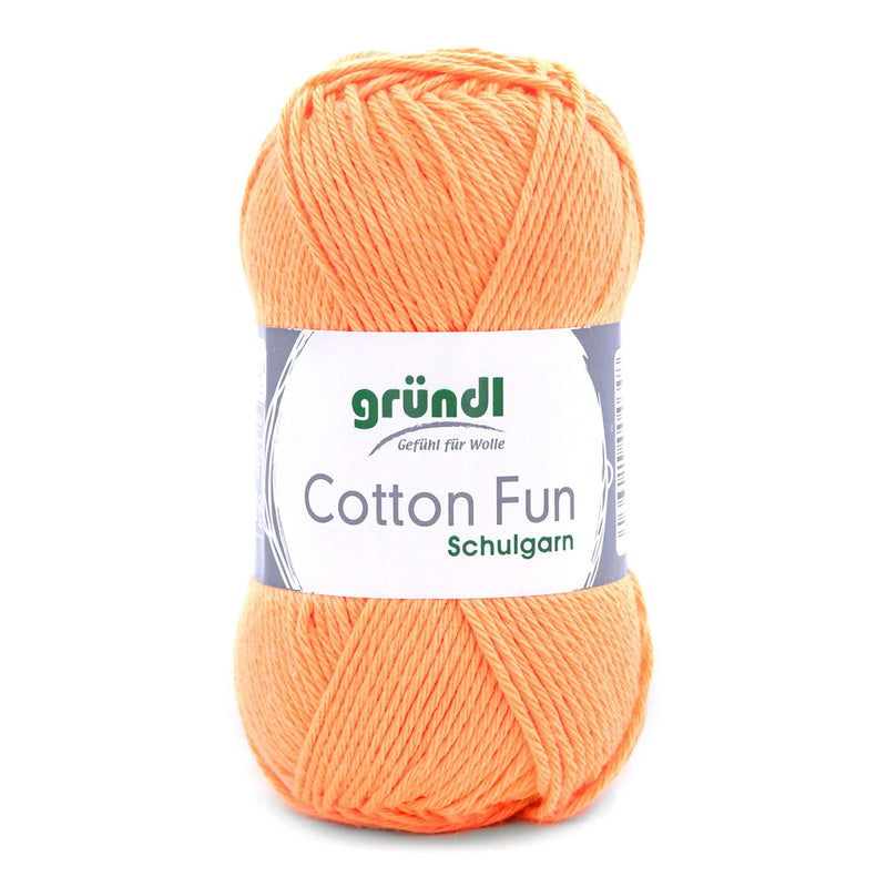 Handstrickgarn Cotton fun, Schulgarn