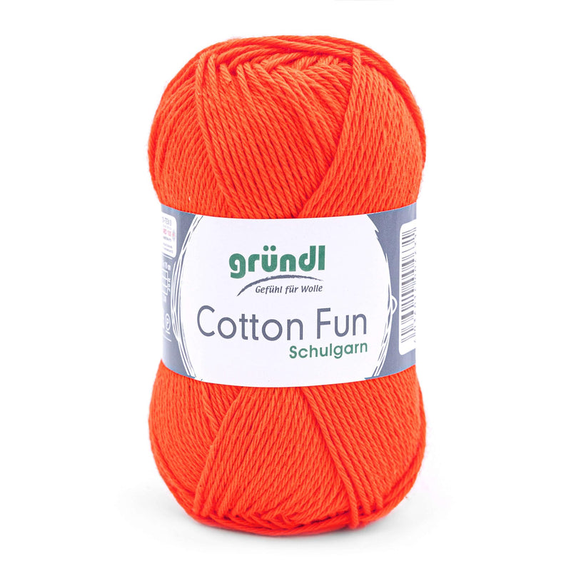 Handstrickgarn Cotton fun, Schulgarn
