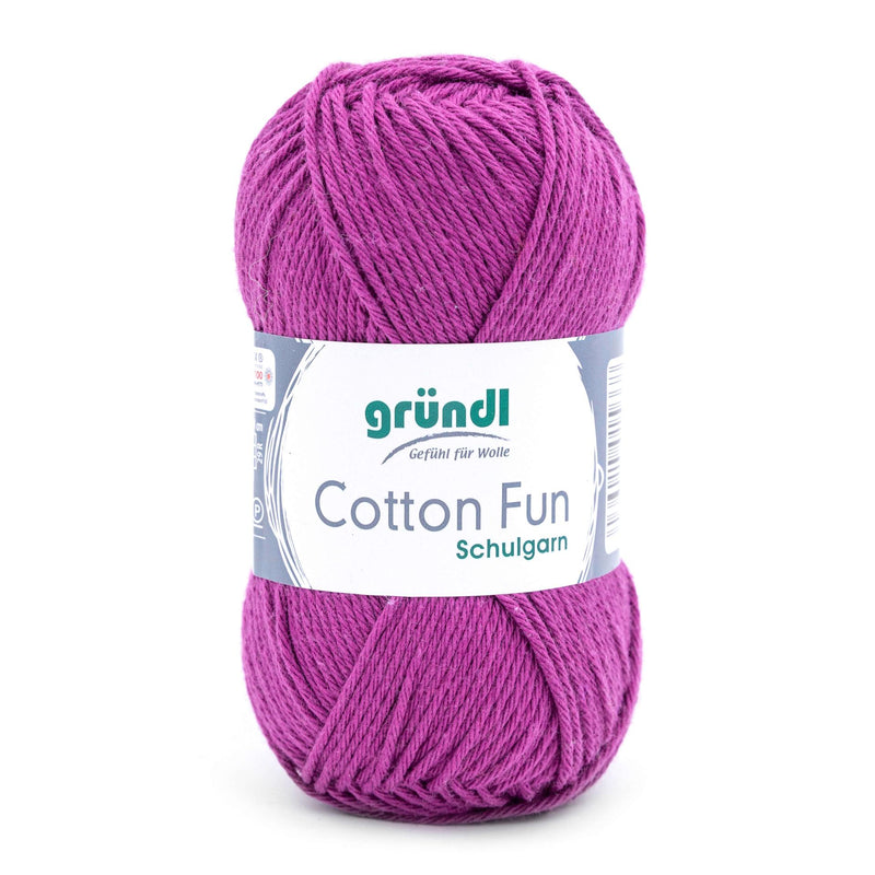 Handstrickgarn Cotton fun, Schulgarn