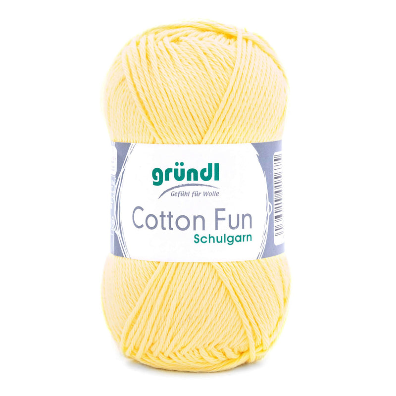 Handstrickgarn Cotton fun, Schulgarn