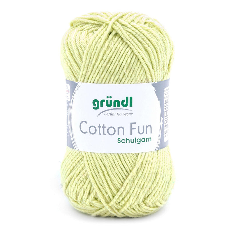 Handstrickgarn Cotton fun, Schulgarn