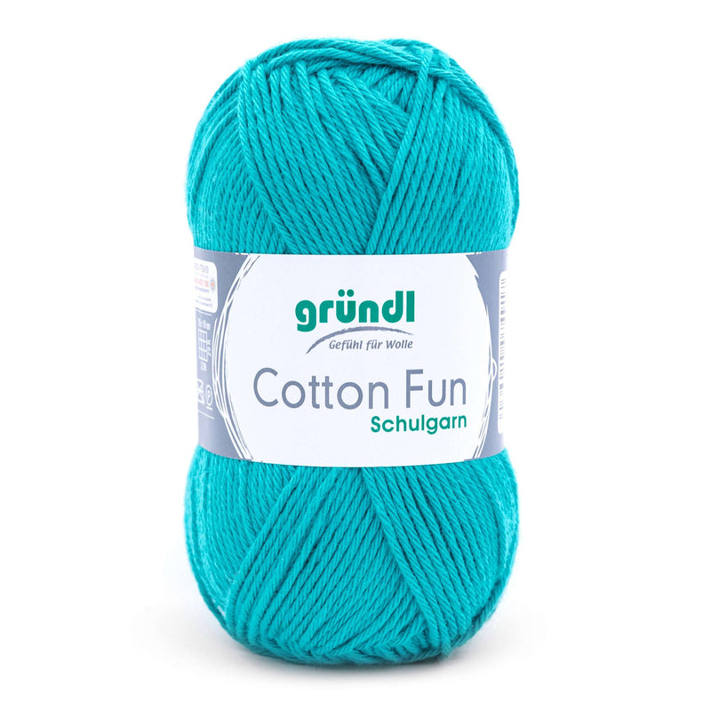 Handstrickgarn Cotton fun, Schulgarn