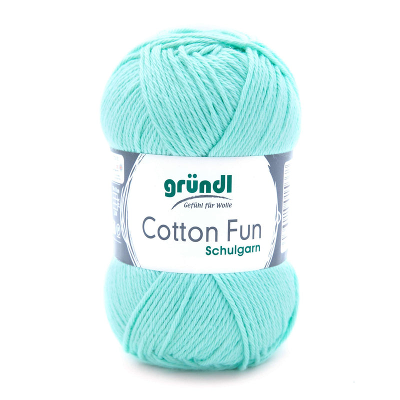 Handstrickgarn Cotton fun, Schulgarn