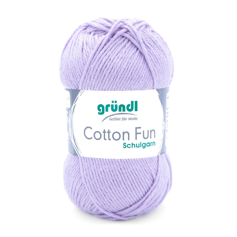 Handstrickgarn Cotton fun, Schulgarn
