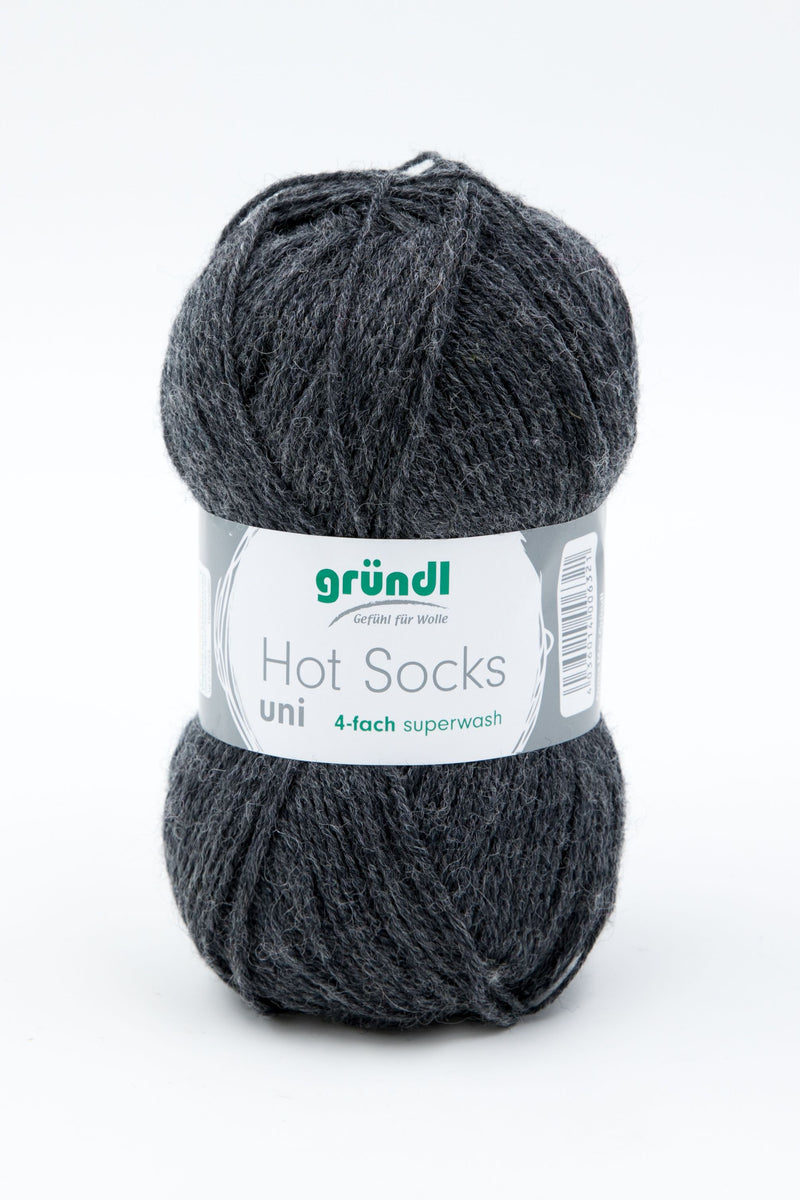 Handstrickgarn Hot Socks uni 50
