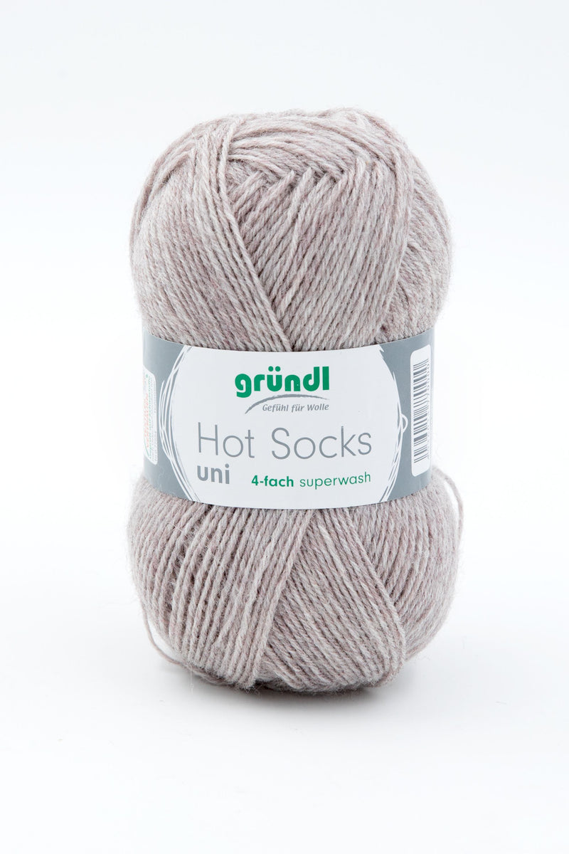Handstrickgarn Hot Socks uni 50