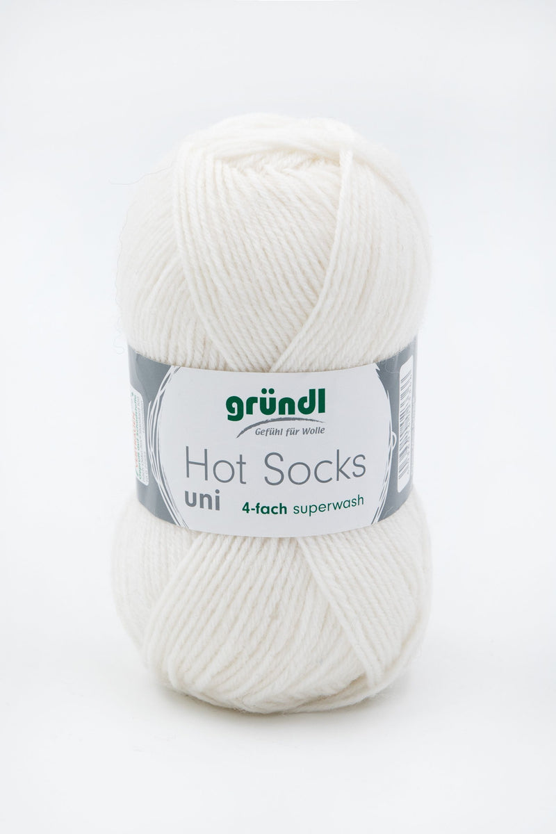 Handstrickgarn Hot Socks uni 50