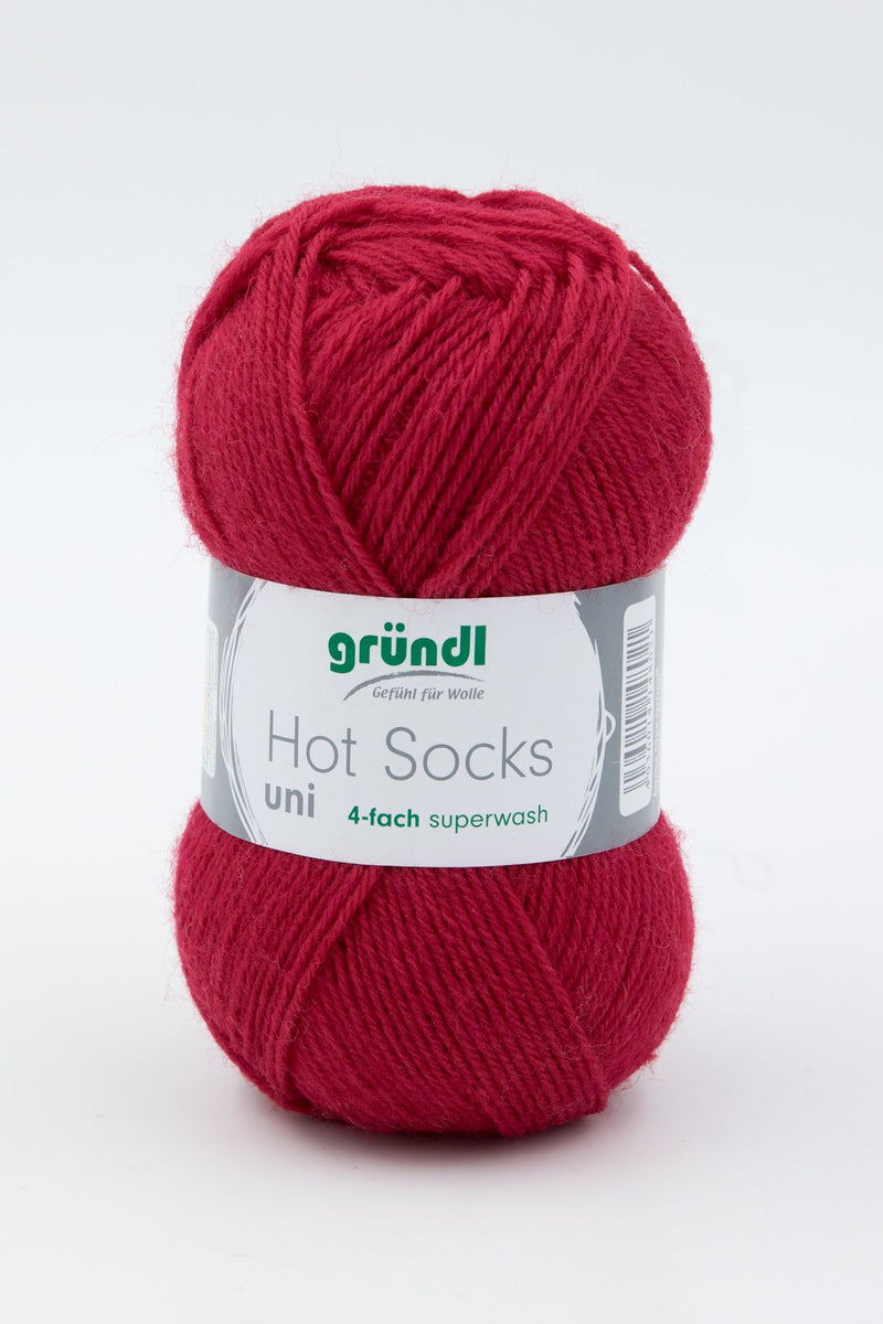 Handstrickgarn Hot Socks uni 50