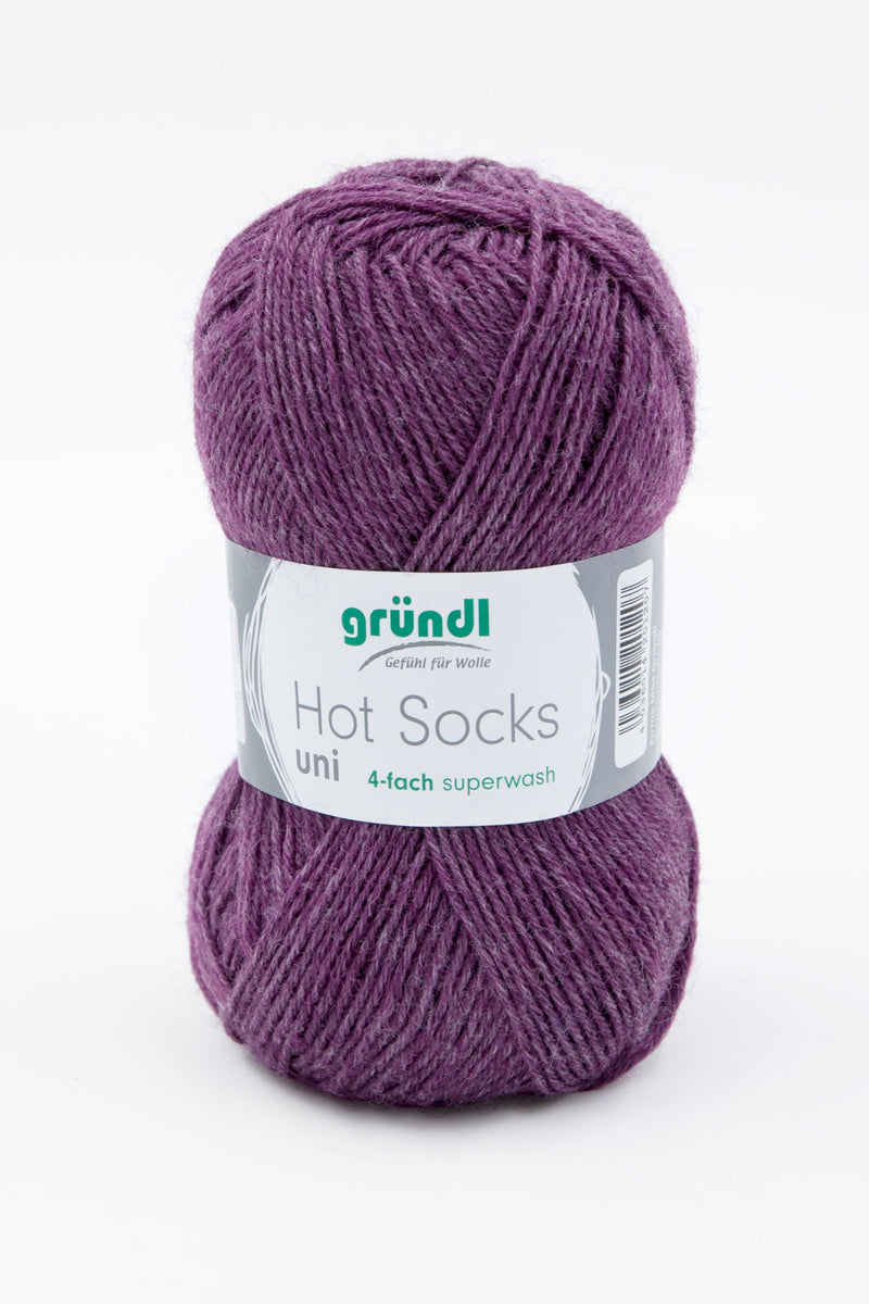Handstrickgarn Hot Socks uni 50