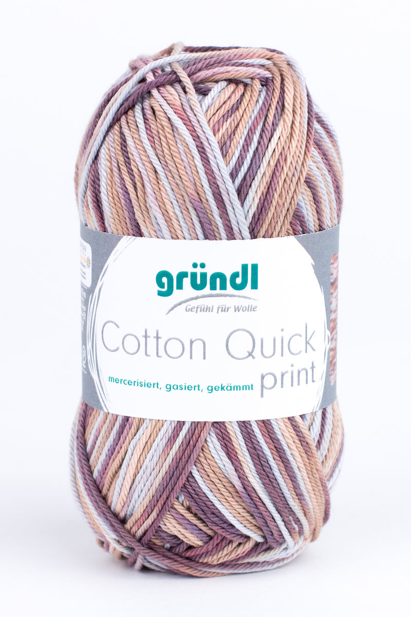 Handstrickgarn Cotton quick print