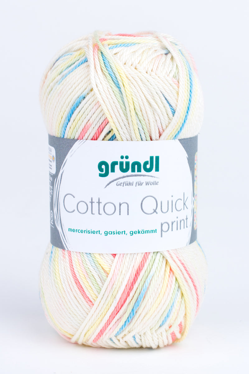Handstrickgarn Cotton quick print