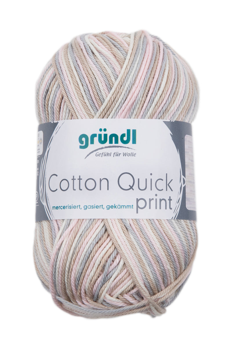 Handstrickgarn Cotton quick print