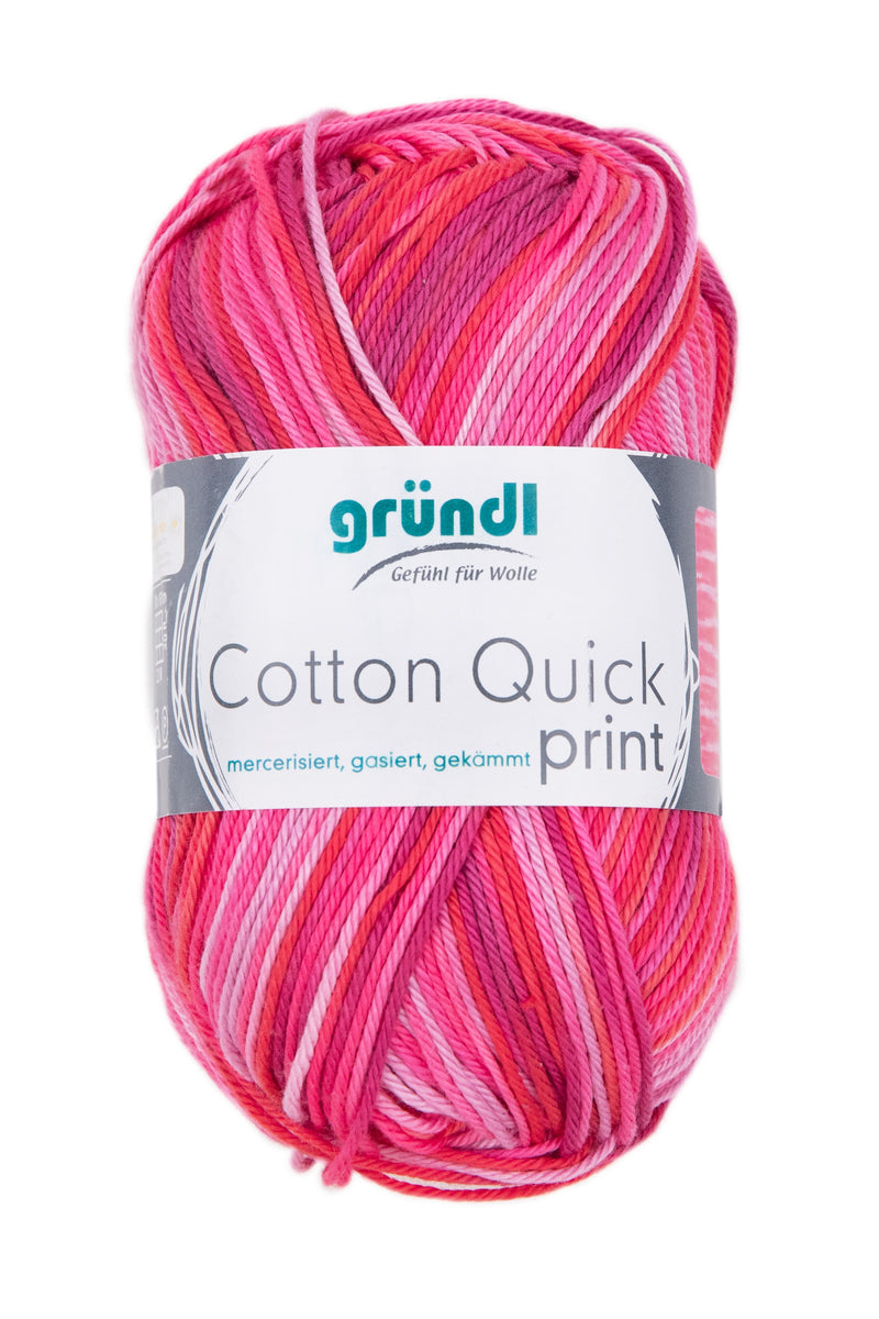 Handstrickgarn Cotton quick print