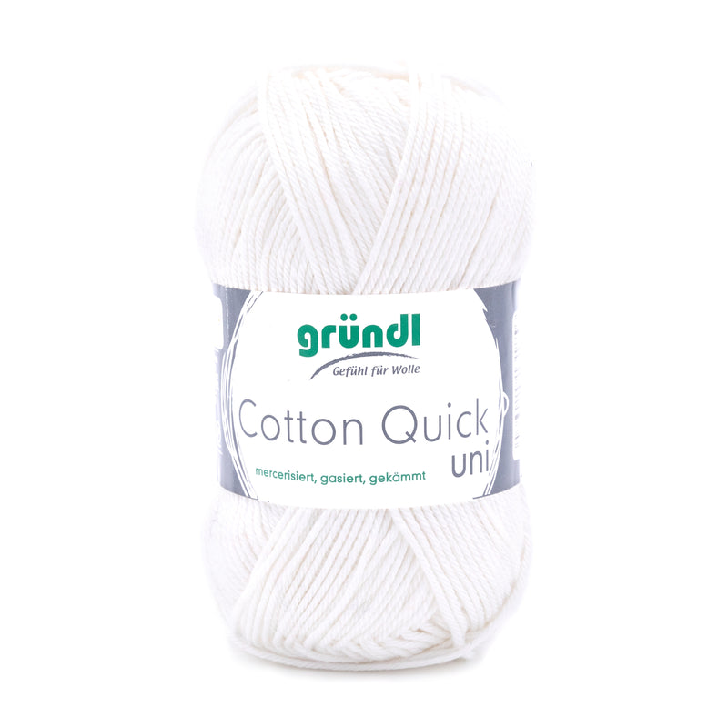 Handstrickgarn Cotton Quick uni
