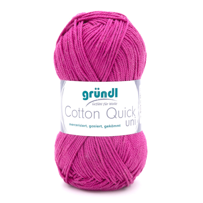 Handstrickgarn Cotton Quick uni