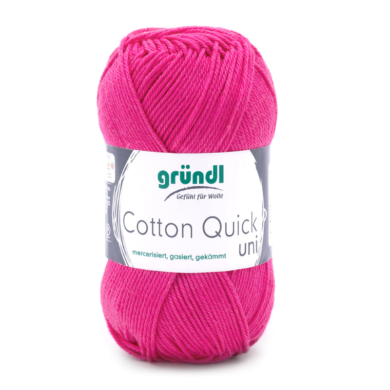 Handstrickgarn Cotton Quick uni