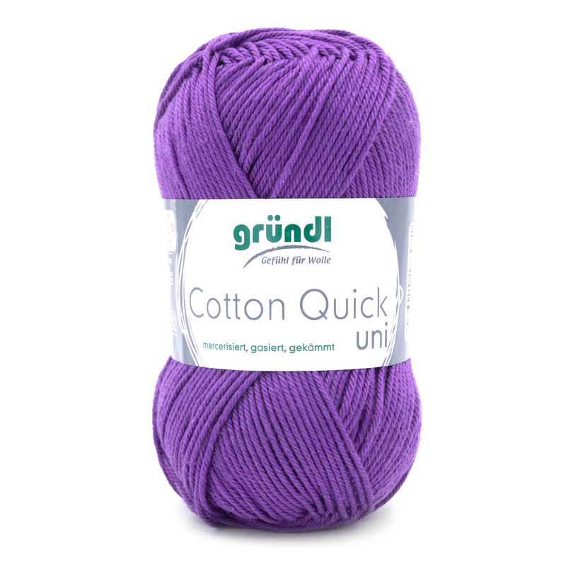 Handstrickgarn Cotton Quick uni